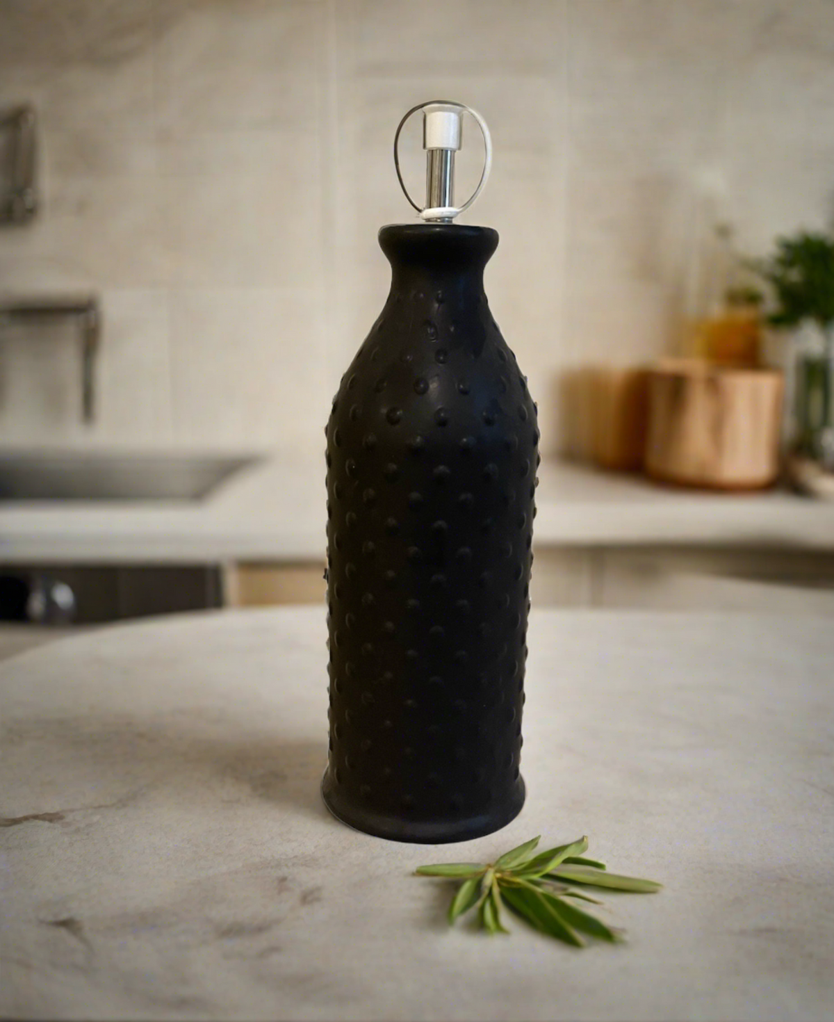 Vinegar or Oil Cruet with Stopper