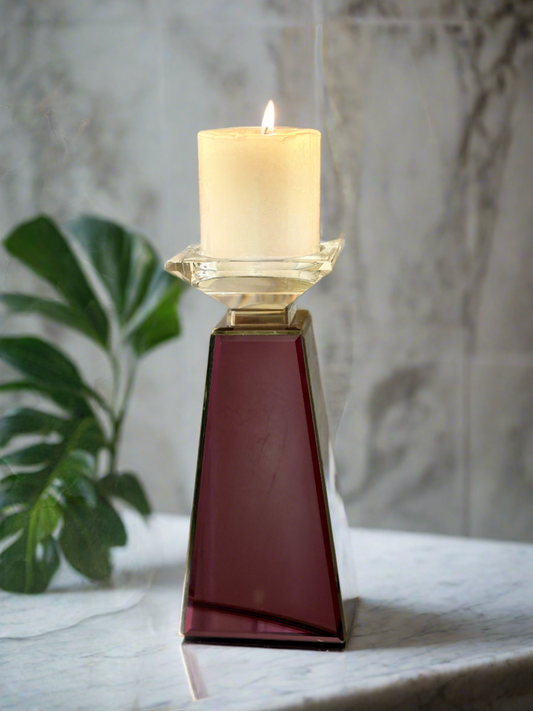 Tyrian Purple Candle Holder