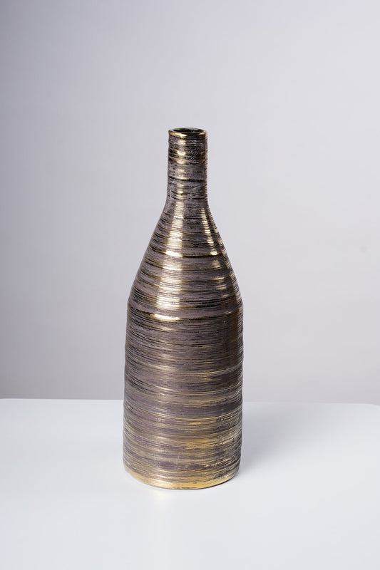 Grey & Gold Vase
