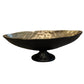 Black & Gold Pedestal Bowl